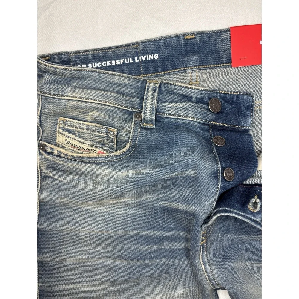 Diesel Denim Jeans 1998 D-Buck 09J62 27x34 Bootcut Leg Slim Fit NWT $350 Stetch
